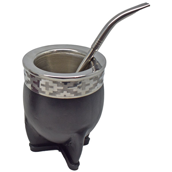 MATE IMPERIAL interior termico inox + bombilla acero inox pico de loro