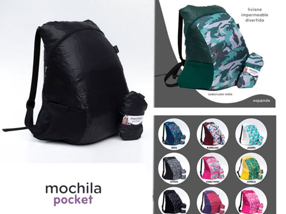 Mochila Pocket. Expanda