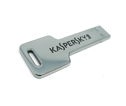 Pendrive Llave. Kaspersky. Grabado laser